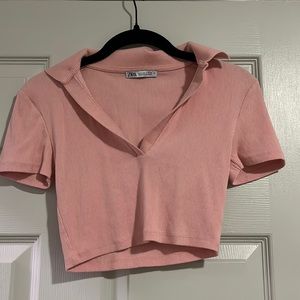 Zara Pink crop top